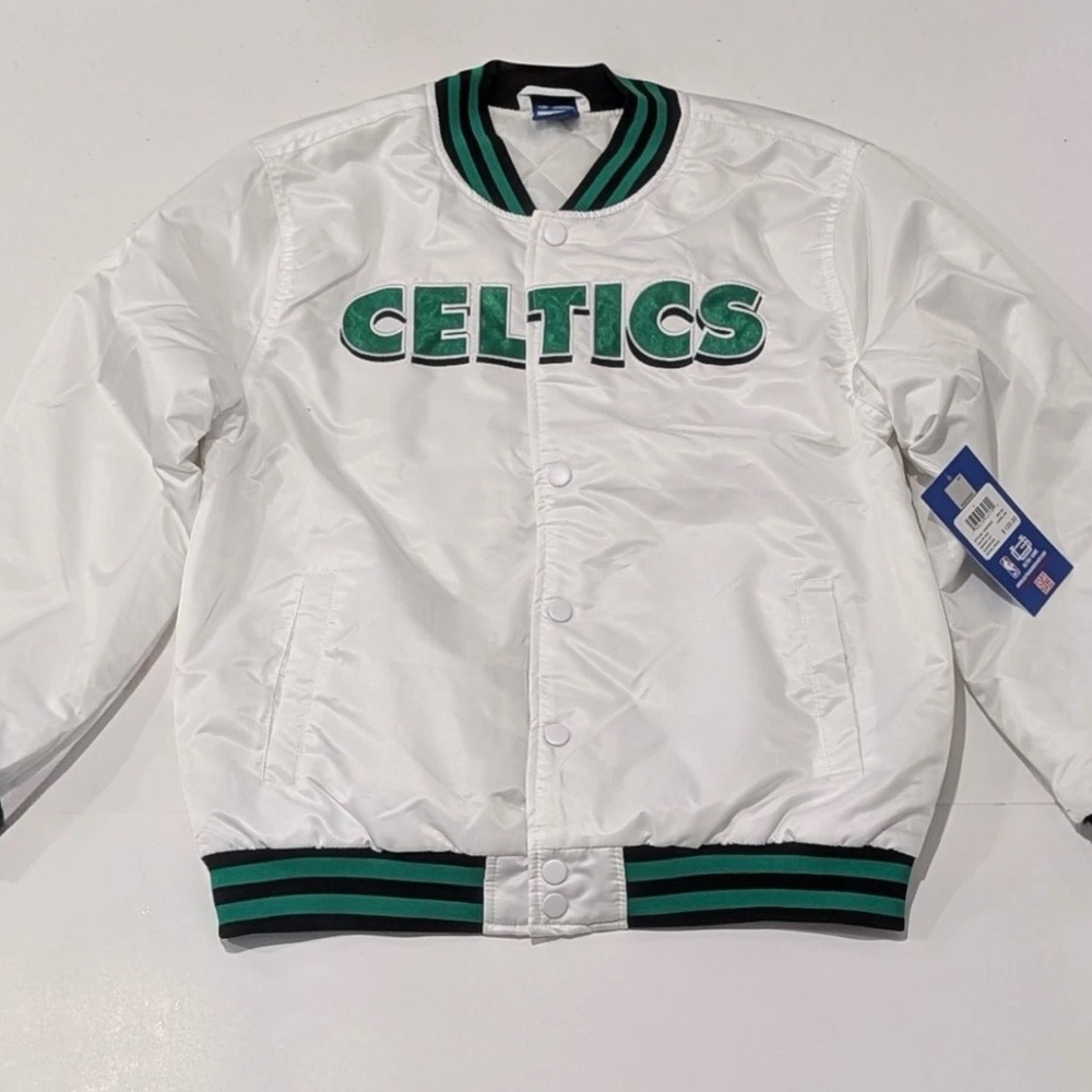 White Celtics Men's Jacket